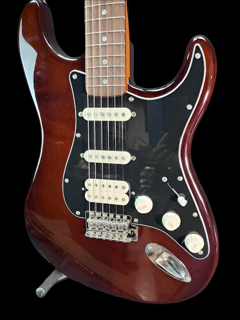 Used Squier Classic Vibe 70's Strat HSS Electric Guitar - Walnut