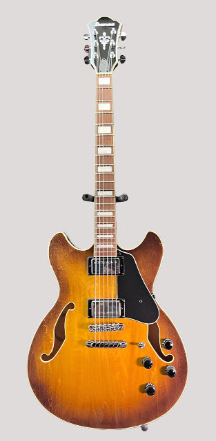 Used Ibanez Artcore AS73 Semi-Hollow Electric Guitar - Tobacco Brown
