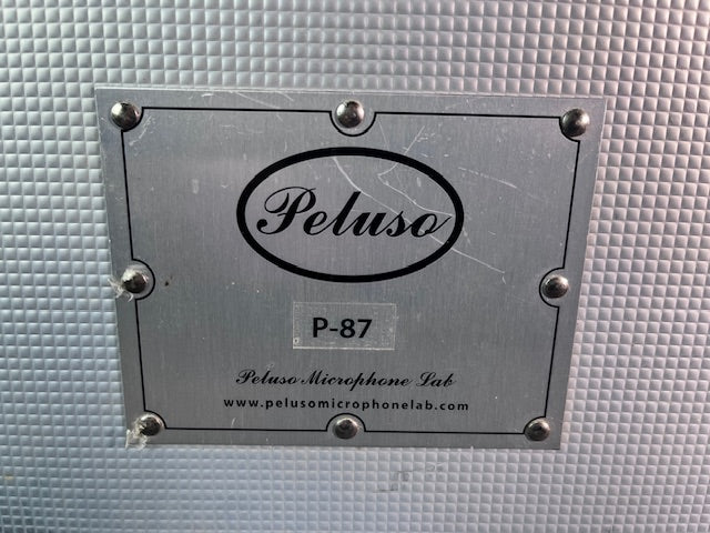 Used Peluso P-87 Multi-Pattern Microphone w/Case & Shockmount - Silver