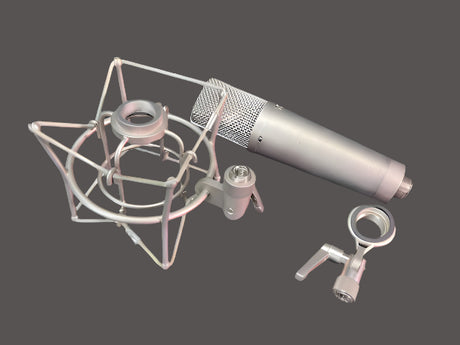 Used Peluso P-87 Multi-Pattern Microphone w/Case & Shockmount - Silver