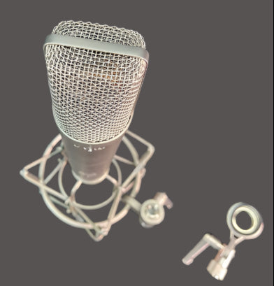 Used Peluso P-87 Multi-Pattern Microphone w/Case & Shockmount - Silver