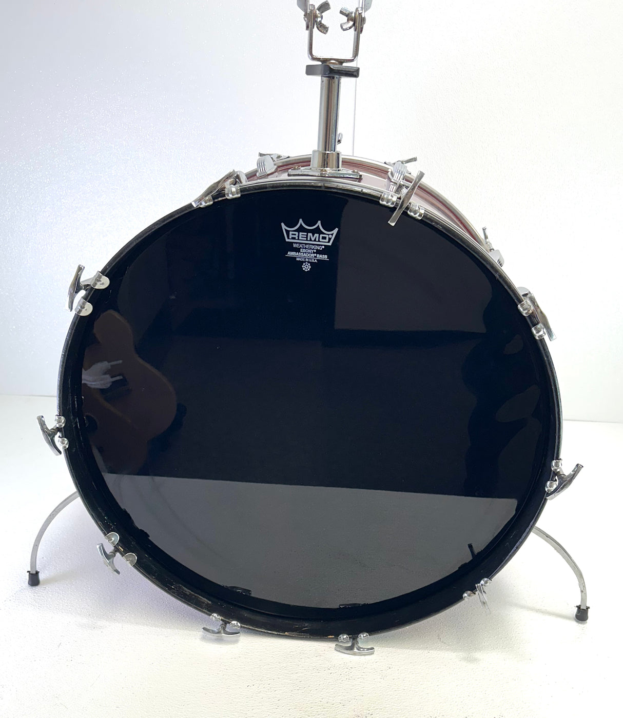 Used Ludwig Vistalite 5pc Drum Kit Red Acrylic (13,14,16,18,24")