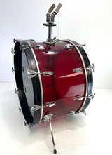 Used Ludwig Vistalite 5pc Drum Kit Red Acrylic (13,14,16,18,24")