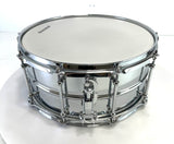 Used Ludwig Supralite 6"x 14" Steel Snare
