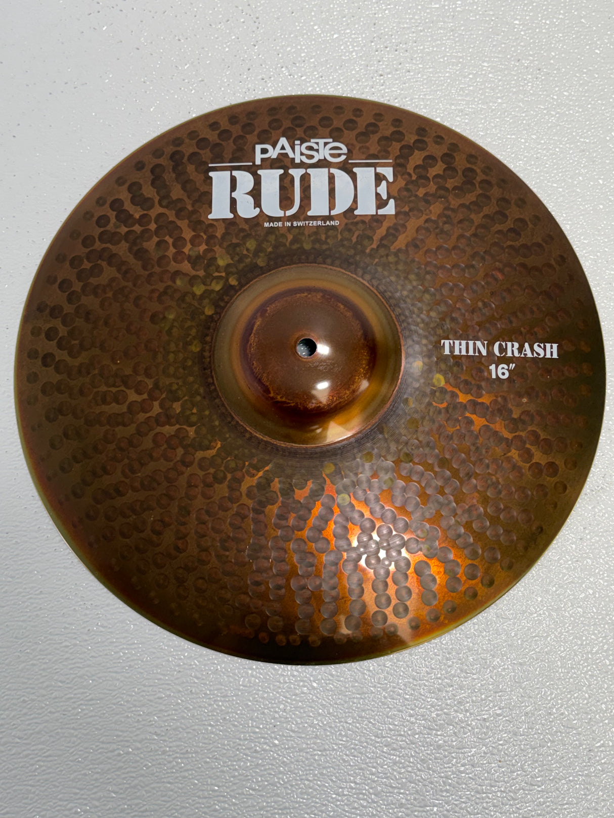 Used Paiste RUDE 16" Thin Crash