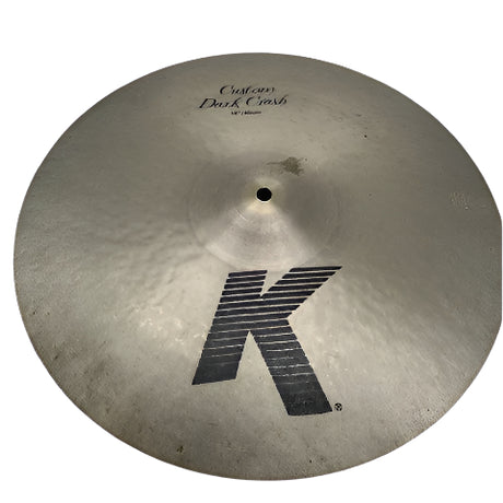 Used Zildjian K Custom Dark Crash 16"
