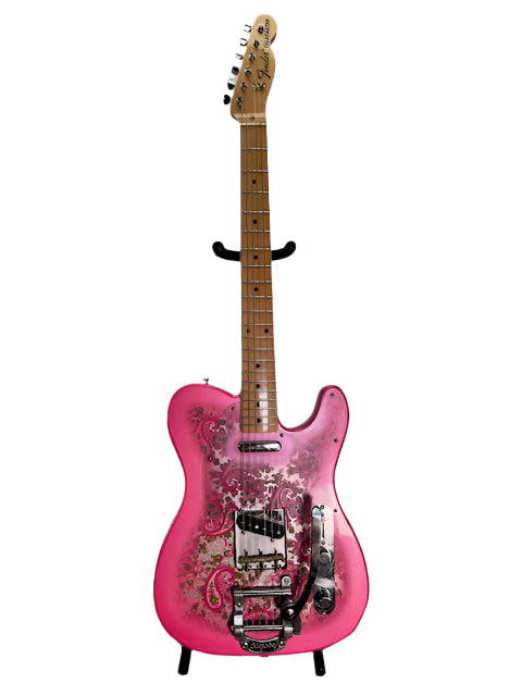 Used  Fender MIJ 69' Pink Paisley Telecaster w/ Bigsby