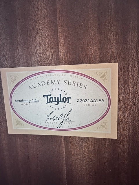 Used Taylor Academy 12e