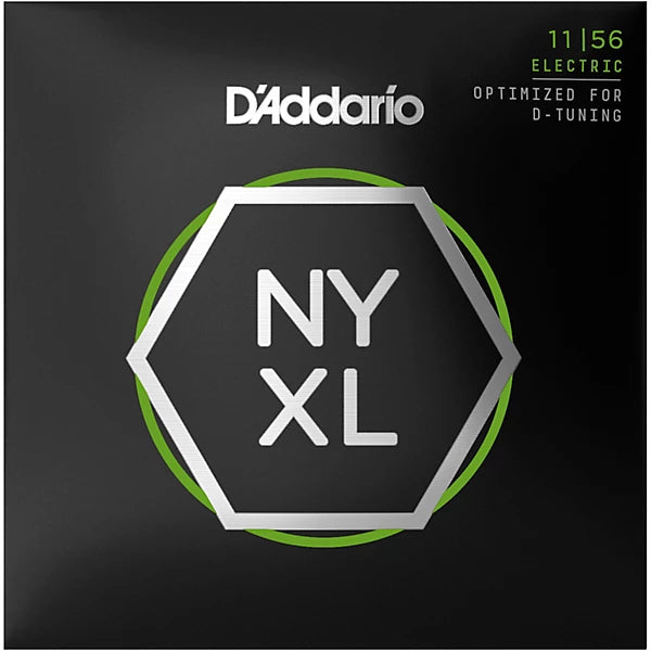 D'Addario NYXL1156 Nickel Wound Electric Strings – Medium/Extra-heavy 11-56