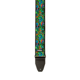 Dunlop Jimi Hendrix™ Blacklight Love Drops Blue Strap JH27