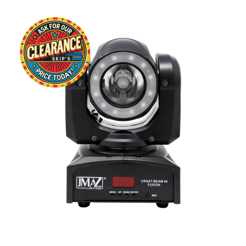 JMaz Crazy Beam 40 Fusion Moving Head Lighting Fixture