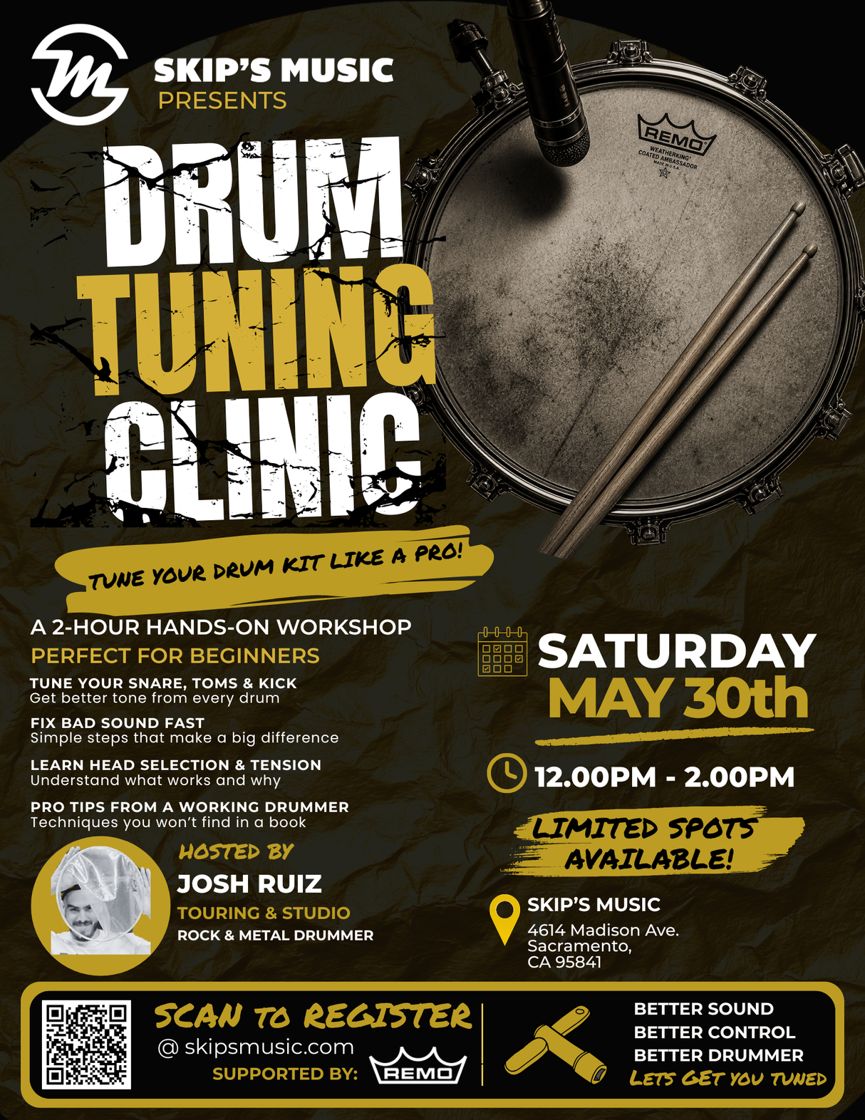 Drum Tuning Clinic