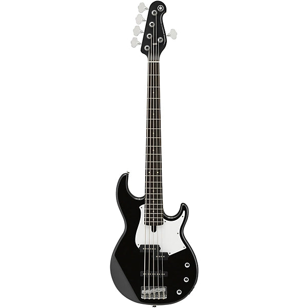 Yamaha BB235 5-String Electric Bass Black White Pickguard