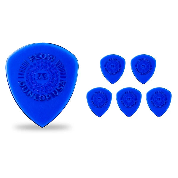 Dunlop Flow Standard .73mm Grip Guitar Picks, 6-Pack