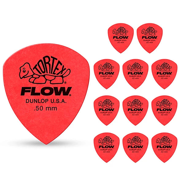 Dunlop Tortex Flow .50mm Guitar Picks 12-Pack