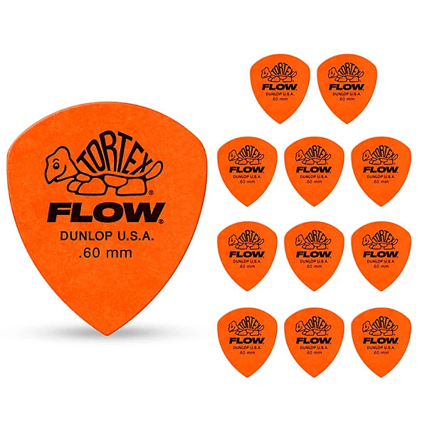 Dunlop Tortex Flow .60mm Guitar Picks 12-Pack
