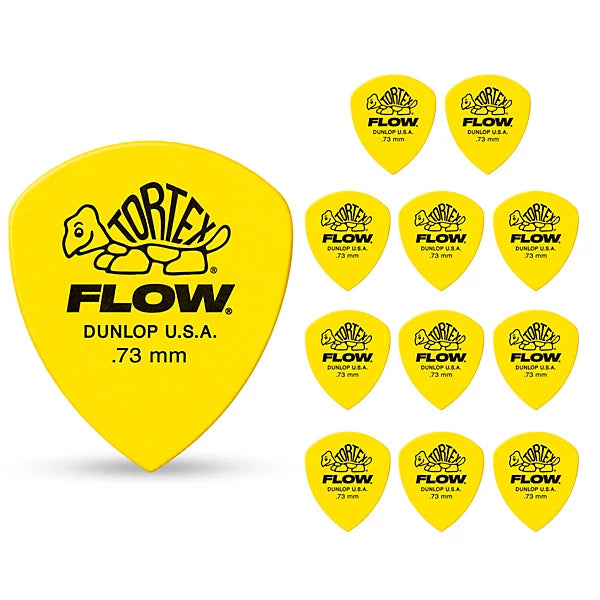 Dunlop Tortex Flow .73mm Guitar Picks 12-Pack