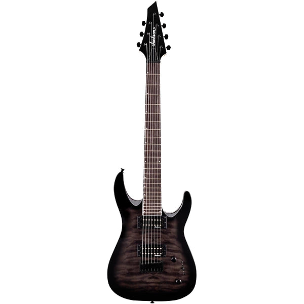 Jackson JS Series Dinky Arch Top JS22Q-7 DKA HT Electric Guitar - Transparent Black Burst