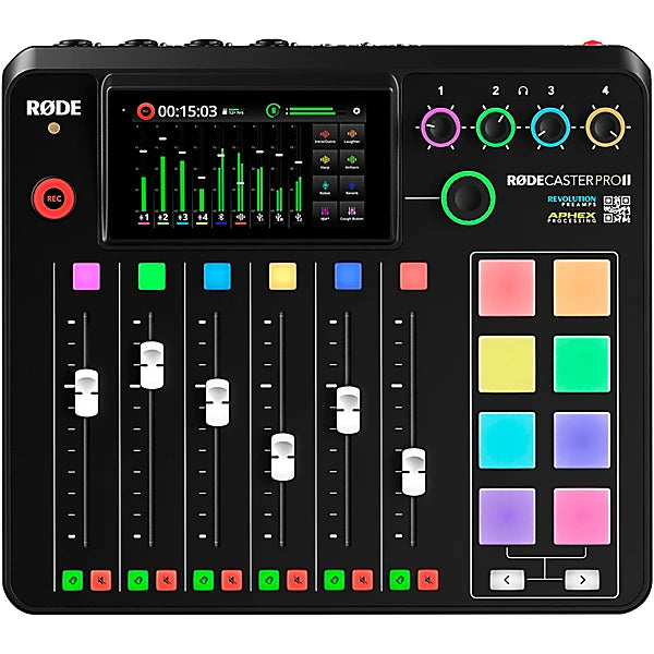 RODE RODECaster Pro II Integrated Audio Production Console