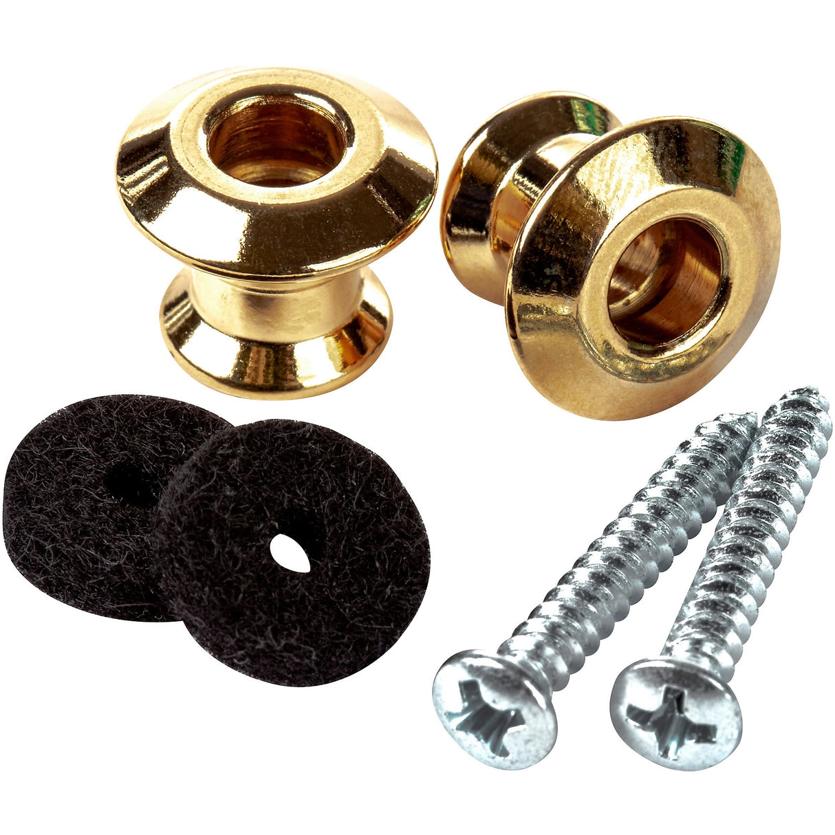 Dunlop Straplok® Dual Design Strap Button Set - Gold