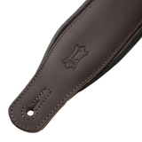 Levy's Amped Leather Series - Dark Brown / Acoustic