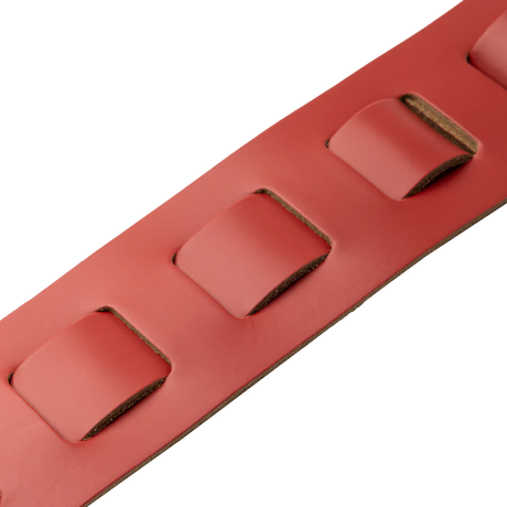 Levy's Amped Leather Series - Red / White Backing