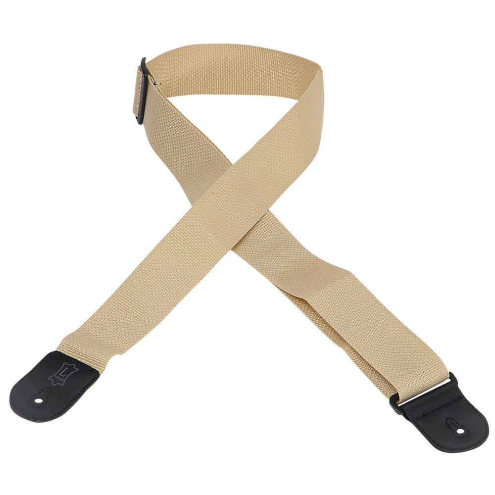 Levy's Poly Guitar Strap - Tan