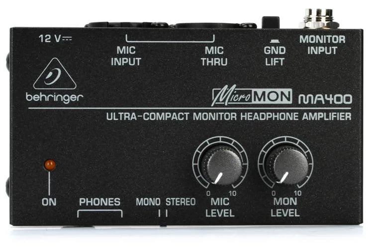 Behringer MicroMON MA400 Monitor Headphone Amplifier