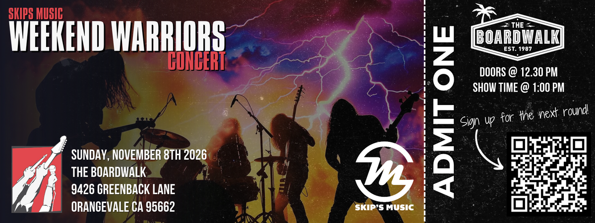 Weekend Warrior Concert Tickets