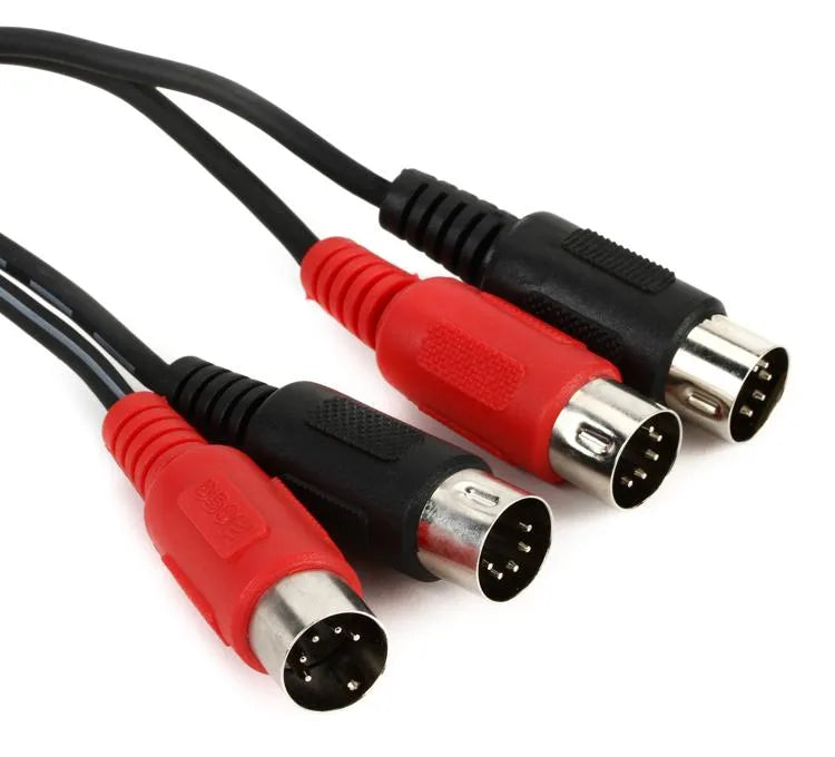 Hosa MID-201 Dual MIDI Cable - 3.3 foot