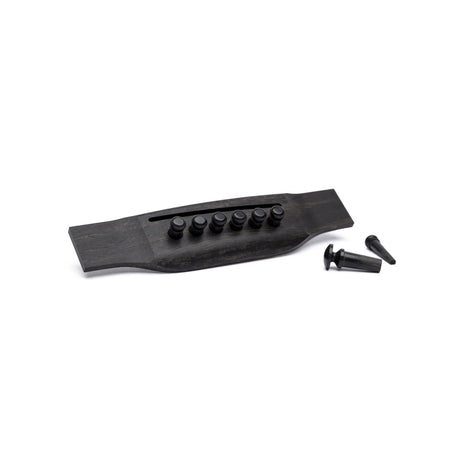 Martin Bridge & Endpins - Ebony Plain