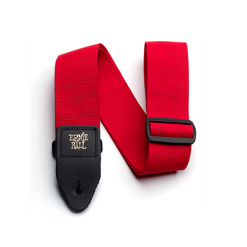 Polypro Guitar Strap/Bass Strap - Red