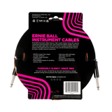 Ernie Ball Braided Instrument Cable Straight/Straight 10ft - Red/Black