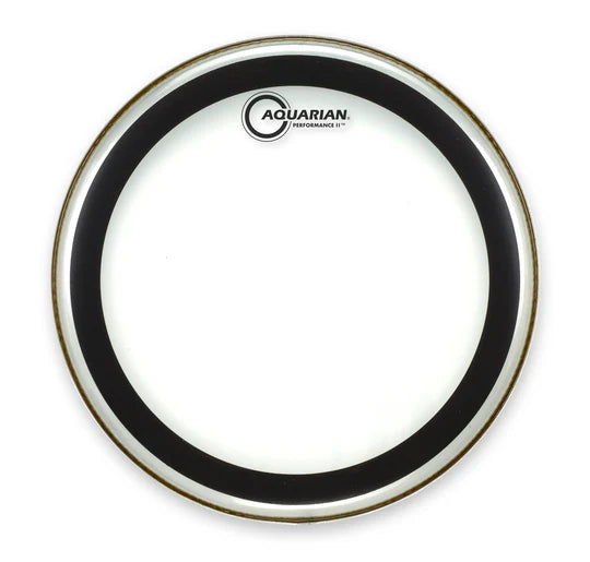 Aquarian 8" Performance II Clear 7/7 Bonded Double Ply Drumhead