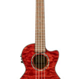 Lanikai Quilted Maple Red Stain Tenor A/E Ukulele