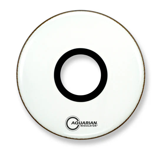 Aquarian 22" Regulator RPT Center Port Resonant Gloss White