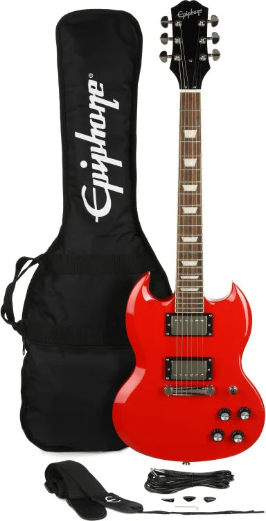 Epiphone Power Players SG Electric Guitar Lava Red – Skip's Music