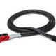 Hosa STP-201RR Insert Cable, Right-angle 1/4 in TRS to Dual Right-angle 1/4 in TS, 1 m