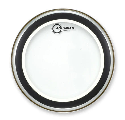 Aquarian 13" Studio-X Clear 10 mil Single Ply Drumhead with X Ring