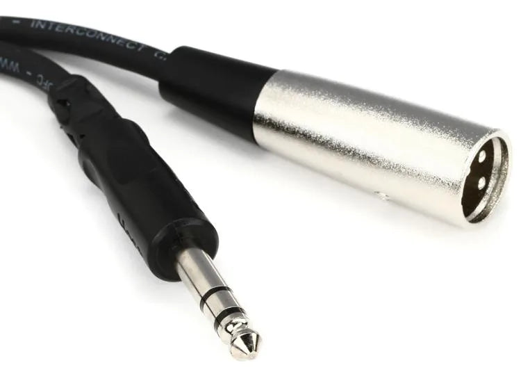 Hosa STX-105M 1/4 inch TRS Male to XLR Male Cable - 5 foot