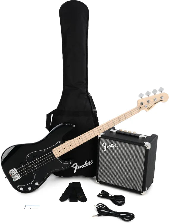 Squier Affinity Series™ Precision Bass® PJ Pack- Black