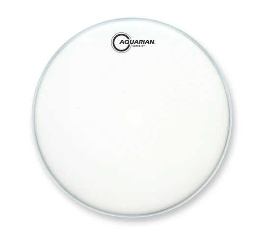 Aquarian 16" Super-2 White Texture Coated 5/7 Double Ply Drumhead