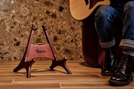 Taylor Mahogany Guitar Stand Dark Finish