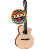 Taylor 214ce-N Grand Auditorium Nylon-String Acoustic-Electric Guitar