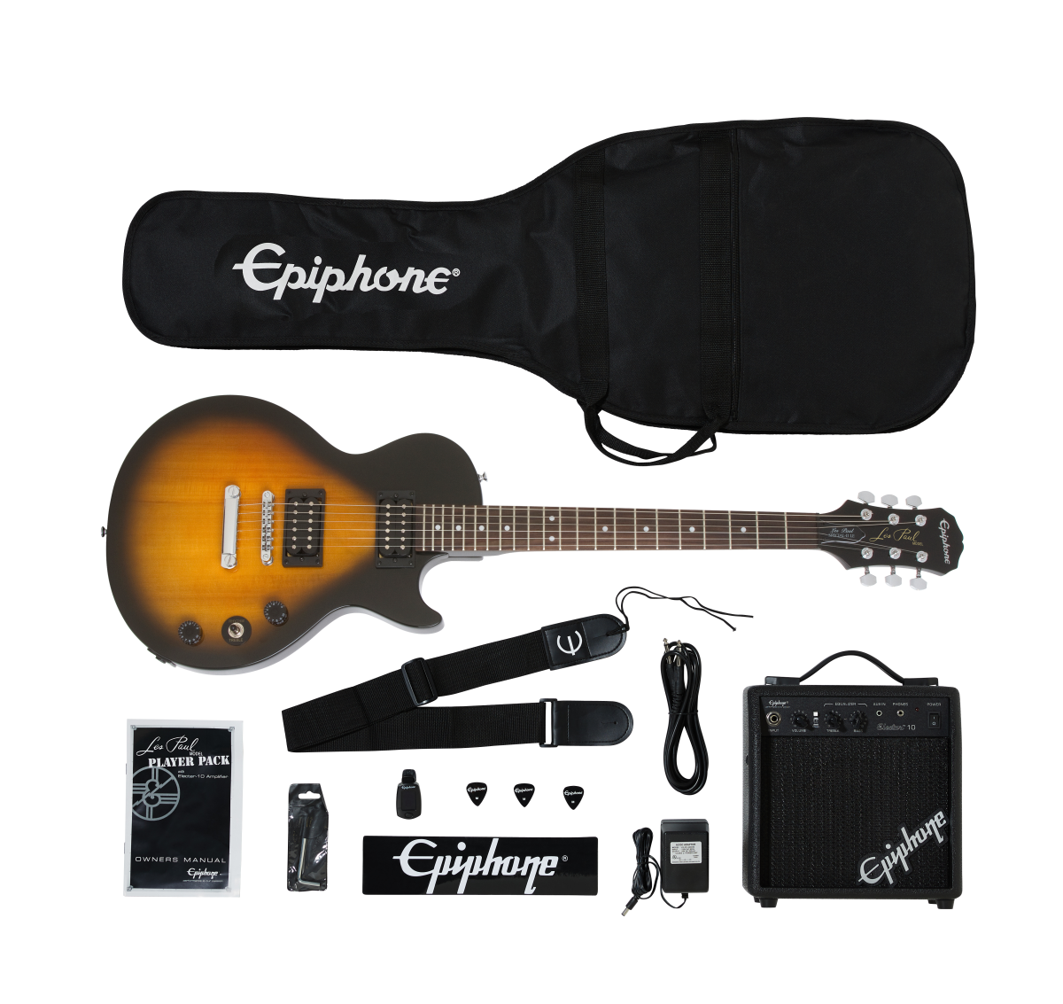 Epiphone Les Paul Player Pack - Vintage Sunburst