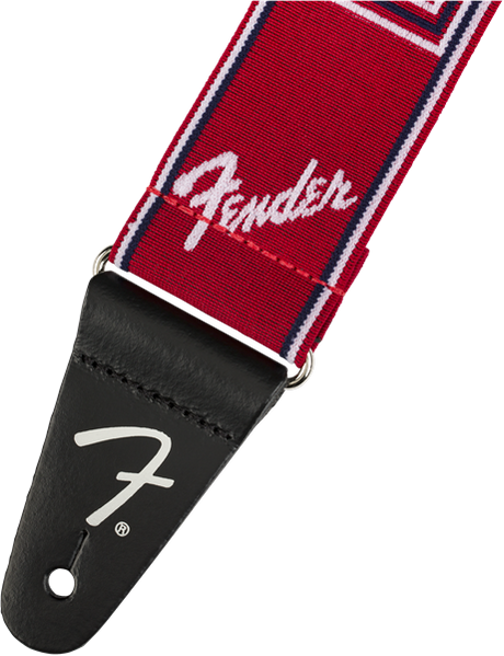 Fender Weighless Mono Strap R/W/B