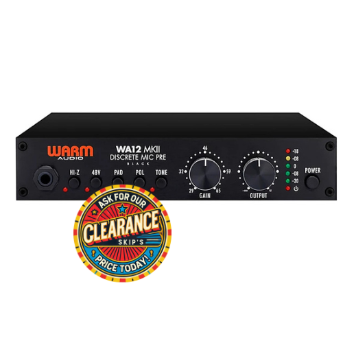 Warm Audio WA12 MKII Microphone PreAmp - Black