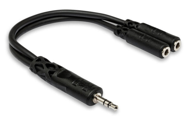 Hosa YMM-232 Y Cable 3.5 mm TRS to Dual 3.5 mm TRSF