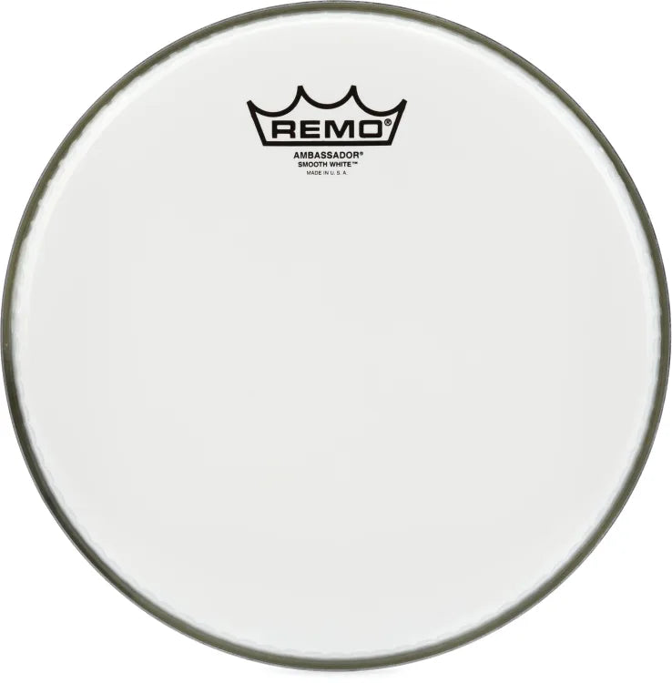 Remo Batter Ambassador Smooth White 10"