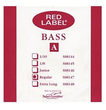 Red Label Super Sensitive Single Red Label DoubleBass String A